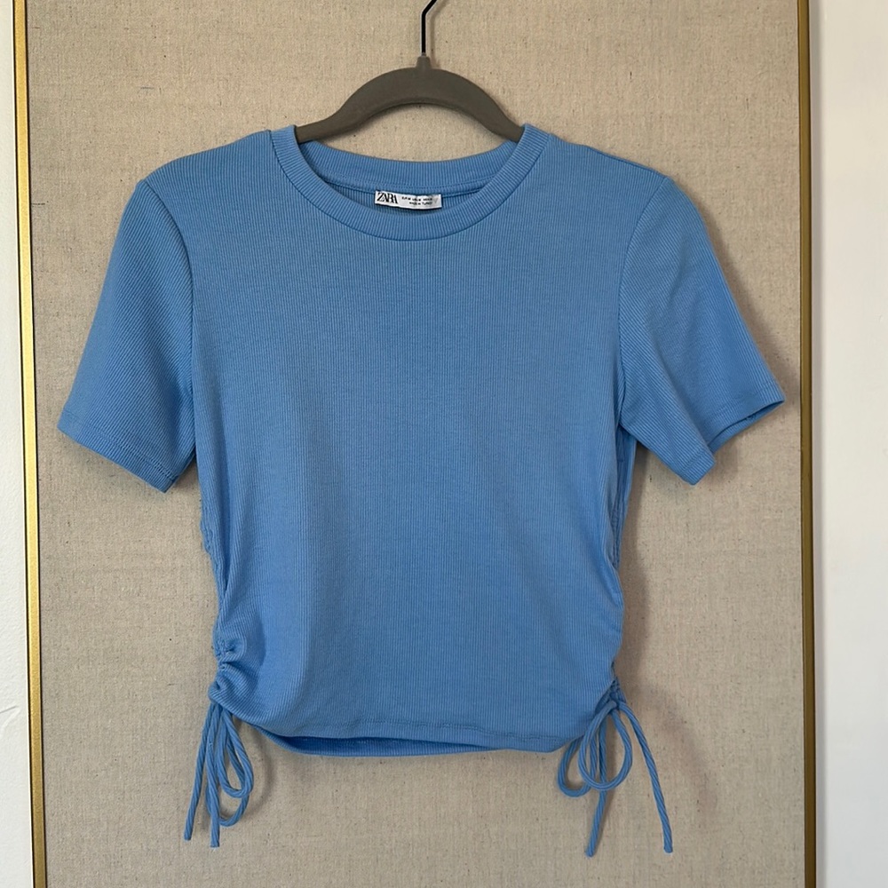 Zara Medium Blue Top